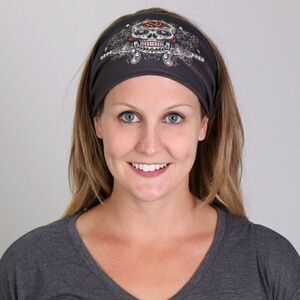 Biker Bling Headwraps (sugar skull)  NWT